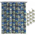 The Mandalorian The Mandalorian 817126 The Mandalorian the Child Shower Curtain & Hooks Set 817126